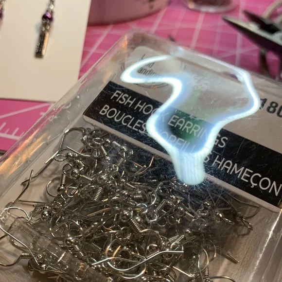 Pink Tear Drop Dangling From Dream Catcher Tibetan Boho Chandelier Style Earring - Picture 10 of 16